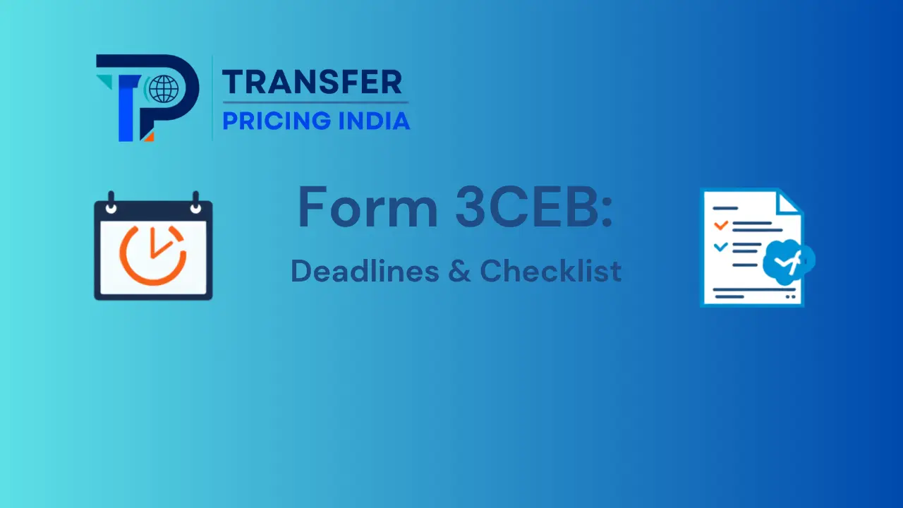 Illustration of a transfer pricing documentation checklist and Form 3CEB compliance
